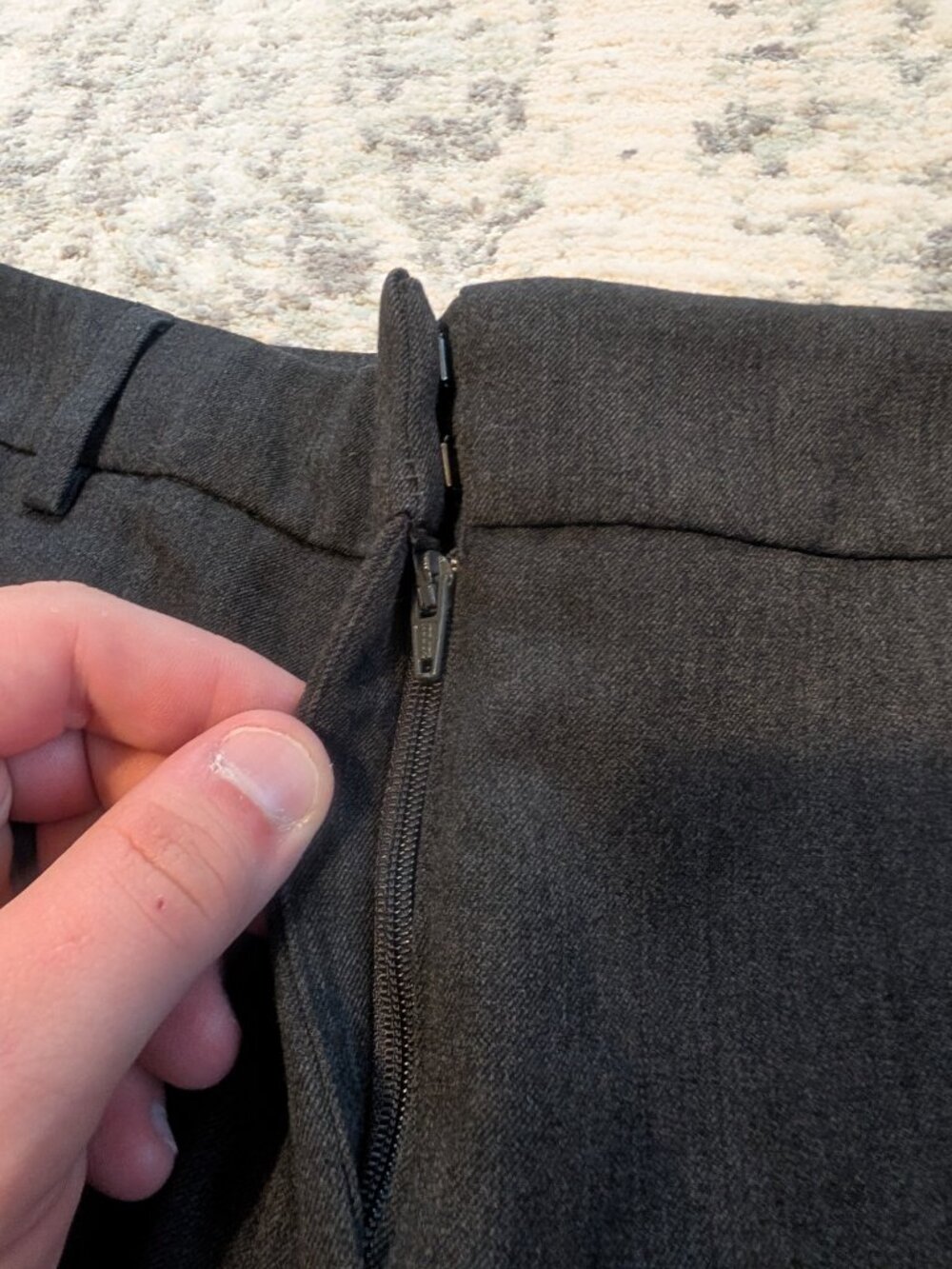 APT. 9 Curvy fit Dark Gray Dress Pants Women's Size 12 Bootcut Career Stretch - Picture 5 of 10